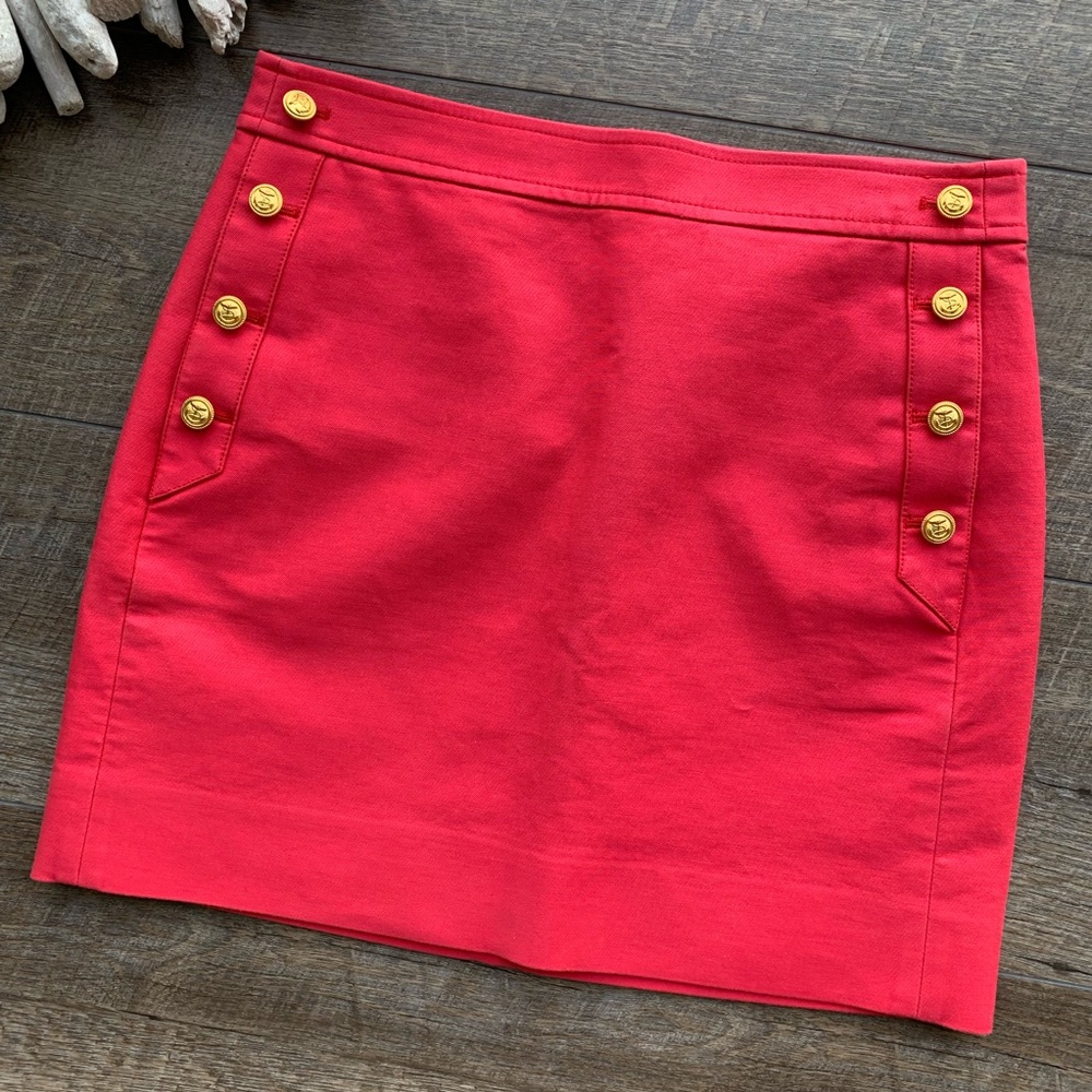J.Crew Watermelon Sailor Skirt